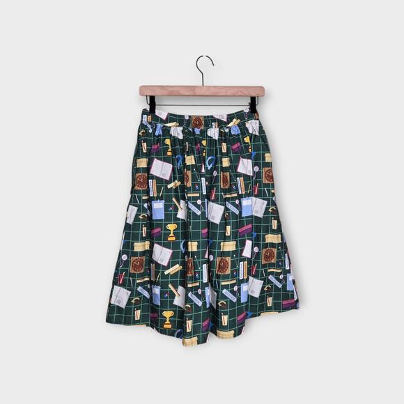 ModCloth Womens Head of the Class Skirt School Teacher Sm Whimsical Novelty - Picture 9 of 9